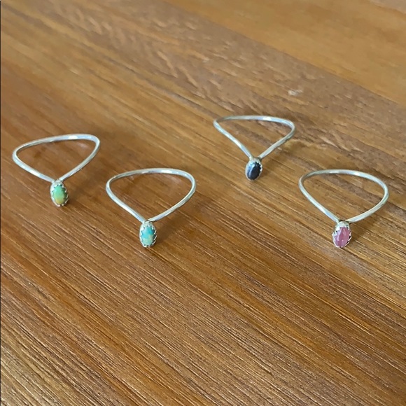 “Mystic” Gemstone Sterling Silver Ring - Picture 2 of 7